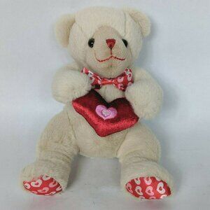 Soyea Valentine Bear Red Heart Plush Stuffed Animal